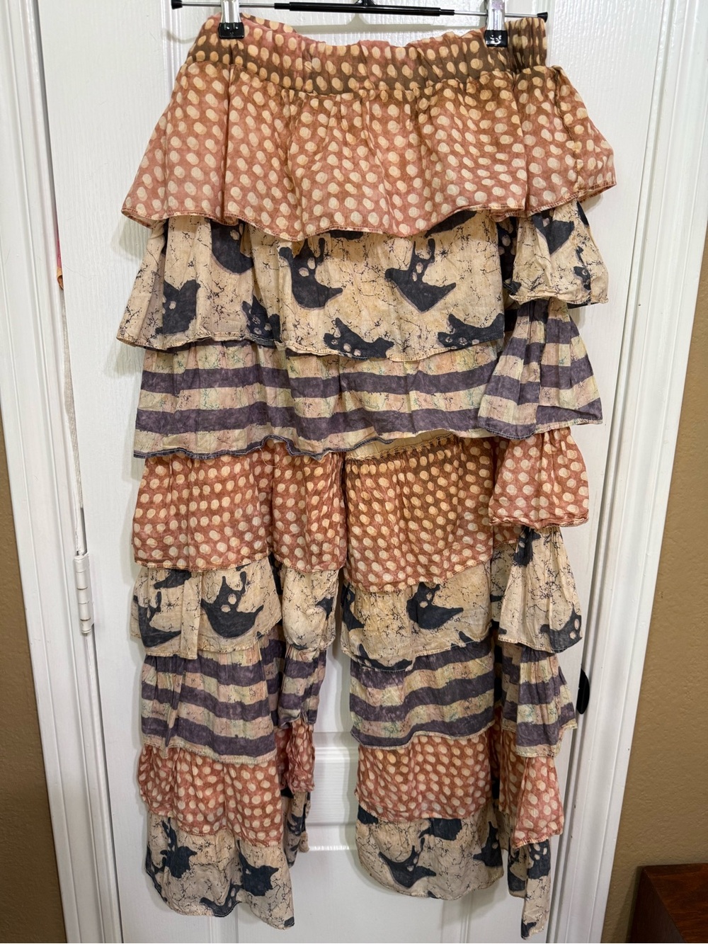 H240 Set A Rare Bird L/XL w15-24 Paper Crane OS w15-22 Cream Linen StarTunic - Picture 5 of 16